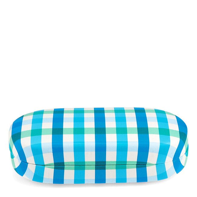 Glasses  Case Blue Gingham Large