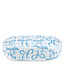 Glasses Case Blue Bows Large