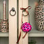 Felt Christmas Hanger Bal Panter roze