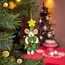 Sjaal met Verhaal Felt Christmas Hanger Muis Kerstboom
