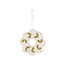 Felt Christmas Hanger Krans Winterwonderland wit