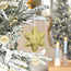 Sjaal met Verhaal Felt Christmas Hanger Ster Winterwonderland lichtgroen