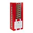 Dinner Kerzen Advent Stripe green/red in Display