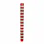 Dinner Kerzen Advent Stripe green/red in Display