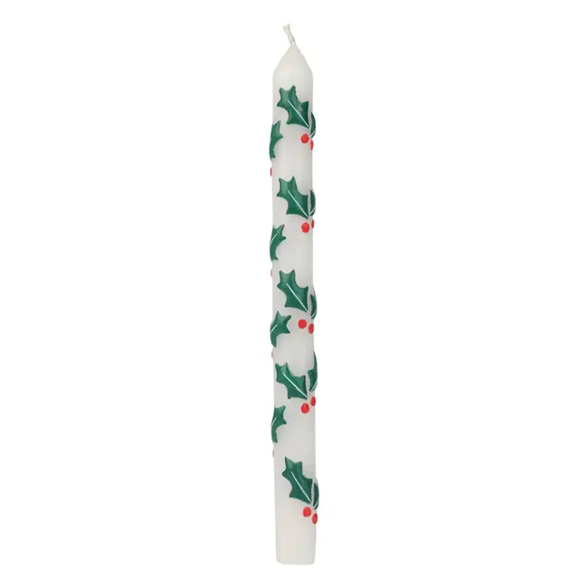 Dinner Candles Holly Christmas 3D in Display