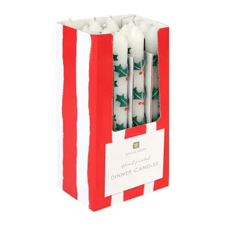 Talking Tables Dinner Kerzen Holly Christmas 3D in Display