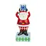 Candleholder Ceramic Santa