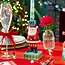 Candleholder Ceramic Santa