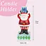 Kerzenhalter Ceramic Santa