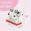 Candleholder Ceramic Dog
