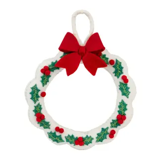 Talking Tables Wreath Felt Holly 25 cm