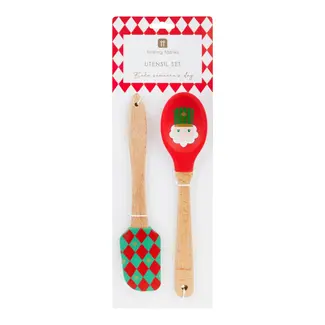 Talking Tables Silicone-Wood Kitchen Utensils Nutcracker Set of 2