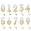 Starterset 30 Kerzen gold/white