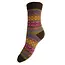 Gemjar Socken Wollmix Patterned brown, yellow & pink
