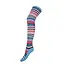 Gemjar Over the Knee Socks Woolmix Striped red/blue