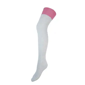 Gemjar Over the Knee Socks Woolmix cream/red
