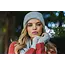 Hat Woolmix Fleece lined light grey