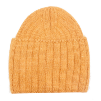 Pure & Cozy Mütze Woolmix Angora yellow