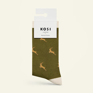 Kosi London Socks Bamboo Reindeer Limited Edition