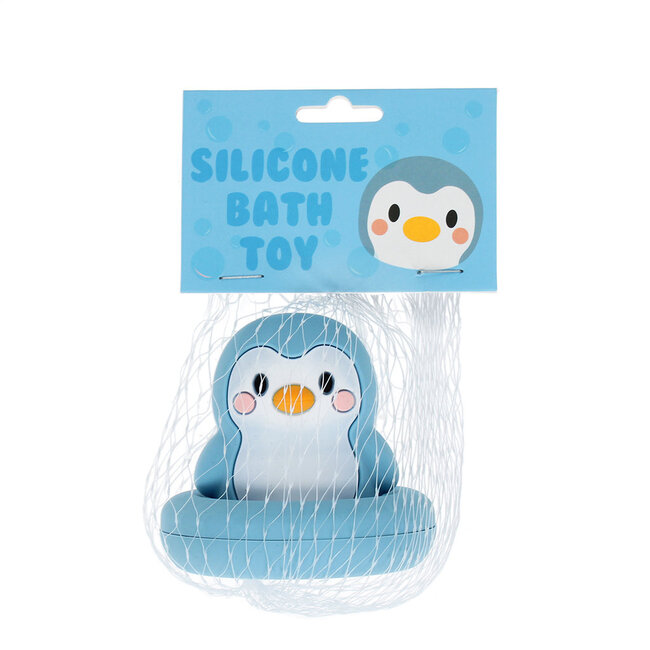Bath Toy Penguin blue
