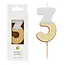 Talking Tables Candle 3 white/gold