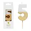 Talking Tables Kerze 5 white/gold
