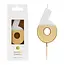 Candle 6 white/gold