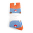 Socks Winter Hedgehogs & Toadstools cornflower