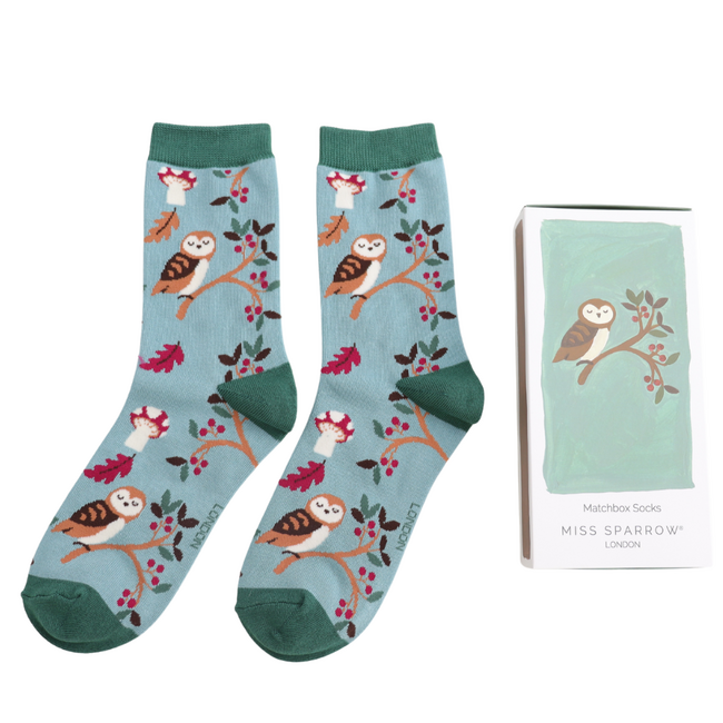 Damen-Socken Matchbox Woodland