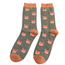 Männer-Socken Bamboo Fox Faces olive