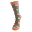 Mens Socks Bamboo Fox Faces olive