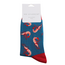 Mens Socks Bamboo Shrimp blue