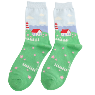 Miss Sparrow Socken Bamboo By The Sea Socks blue