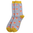 Miss Sparrow Socken Bamboo Fox Faces blue