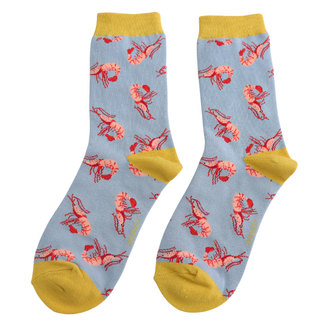 Miss Sparrow Socken Bamboo Shrimp powder blue