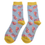 Socks Bamboo Shrimp powder blue