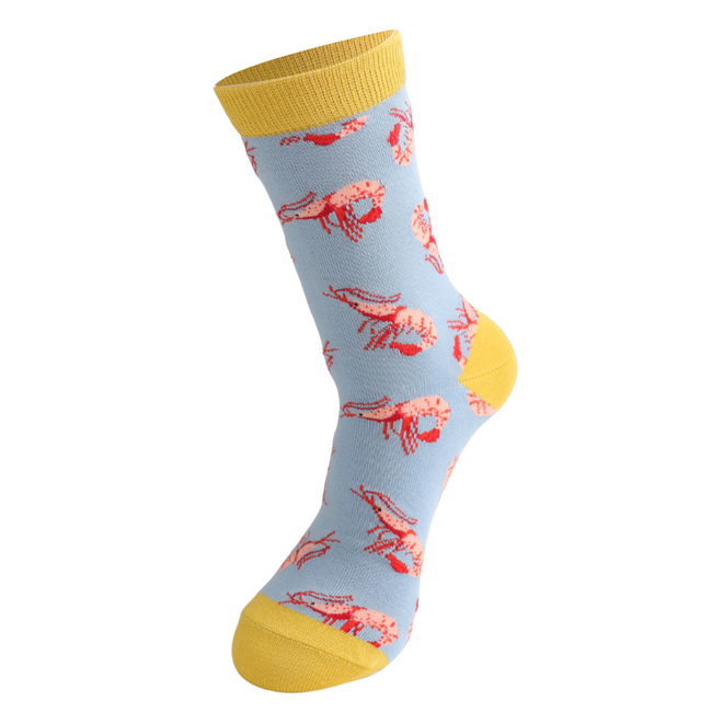 Socken Bamboo Shrimp powder blue