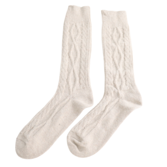 Miss Sparrow Socken Winter Cable oatmeal