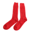 Miss Sparrow Socks Winter Cable red