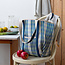 Recycled Tote Bag Woven white/blue