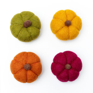 Sjaal met Verhaal Filz Pompoen Indian Summer Medium assorti