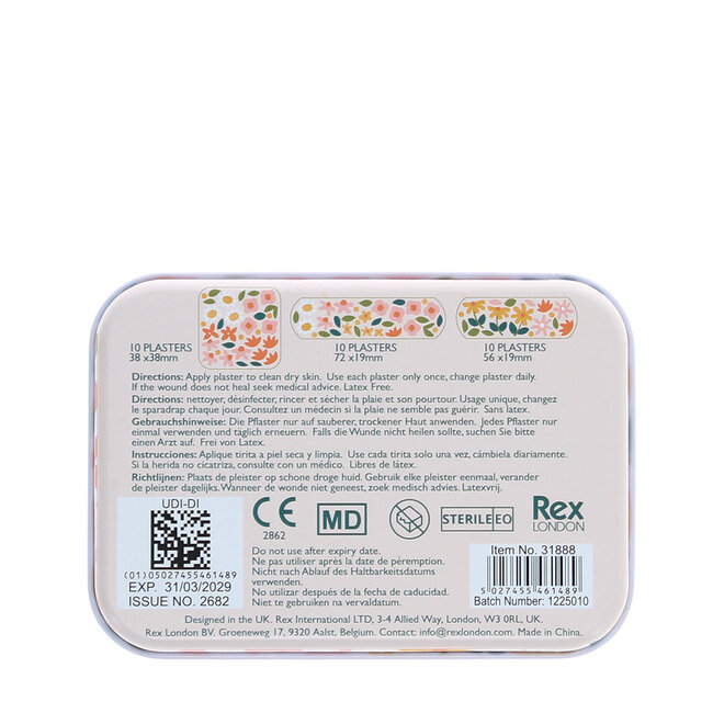 Pflaster in Dose Ditsy Floral