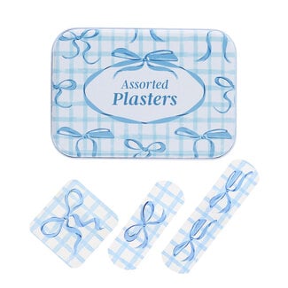 Rex London Pflaster in Dose Blue Bows
