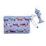 Tote Bag Sausage Dog light blue