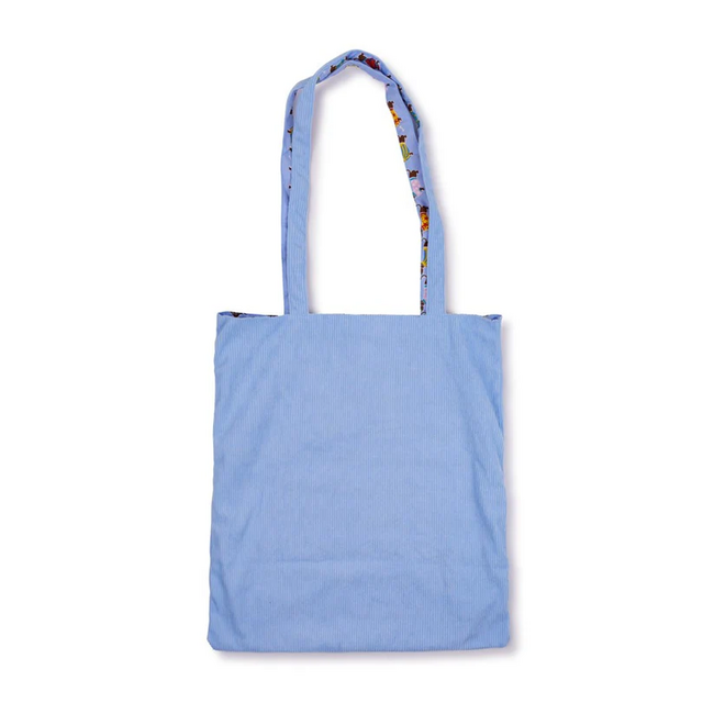 Tote Bag Sausage Dog light blue