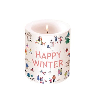 Paperproducts Design Candle Happy Winter small