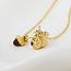 POM Gold plated Necklace Enamel Hazel Acorn and Squirrel