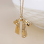 Gold plated Necklace Colette polished Bow