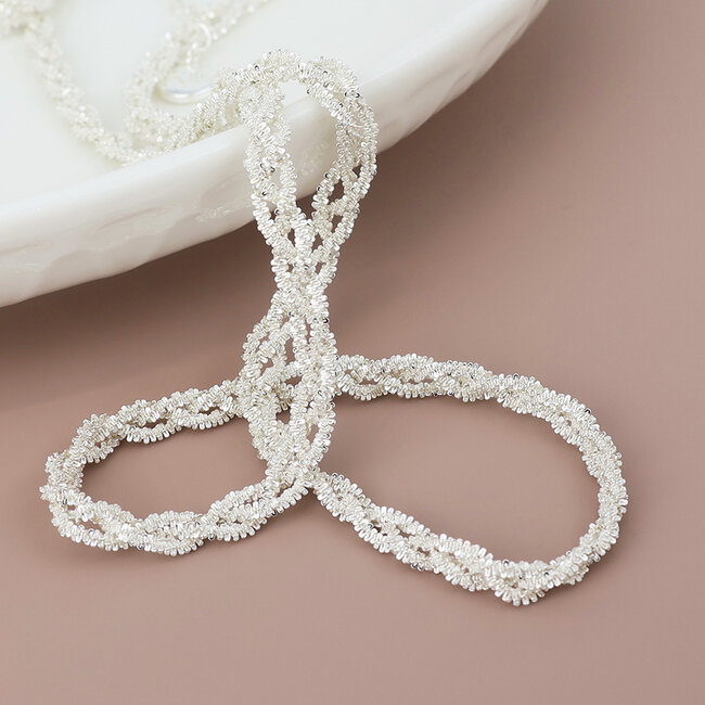 Silver plated Necklace Willow