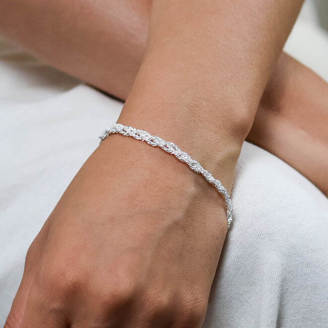 Silver plated Bracelet Willow